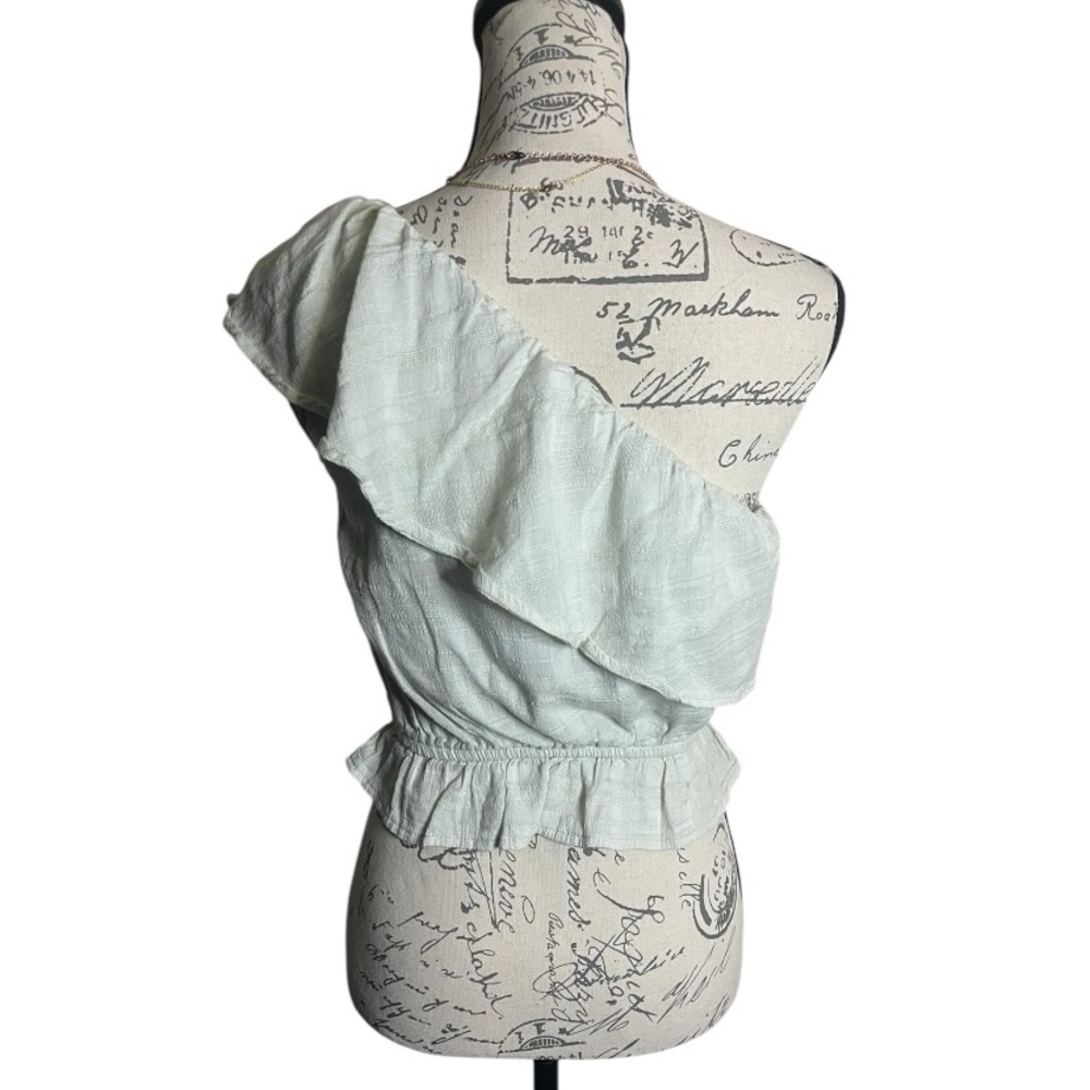 AE Ruffle One Shoulder Crop XSmall - Picture 4 of 6